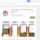 The Google Play Store page for the 'MAGA Hub - Truth Social Trump' app.
